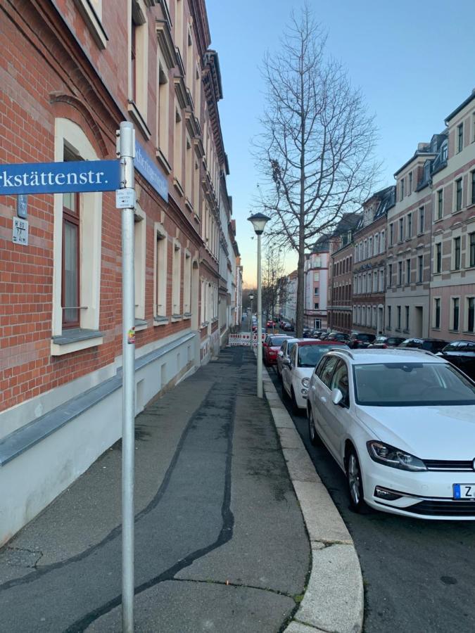 Appartamento Zum Bahnhof Zwickau Esterno foto